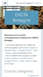 Mobile Screenshot of moodle.ensta-bretagne.fr
